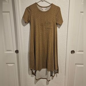 LuLaRoe Tan High Low Dress